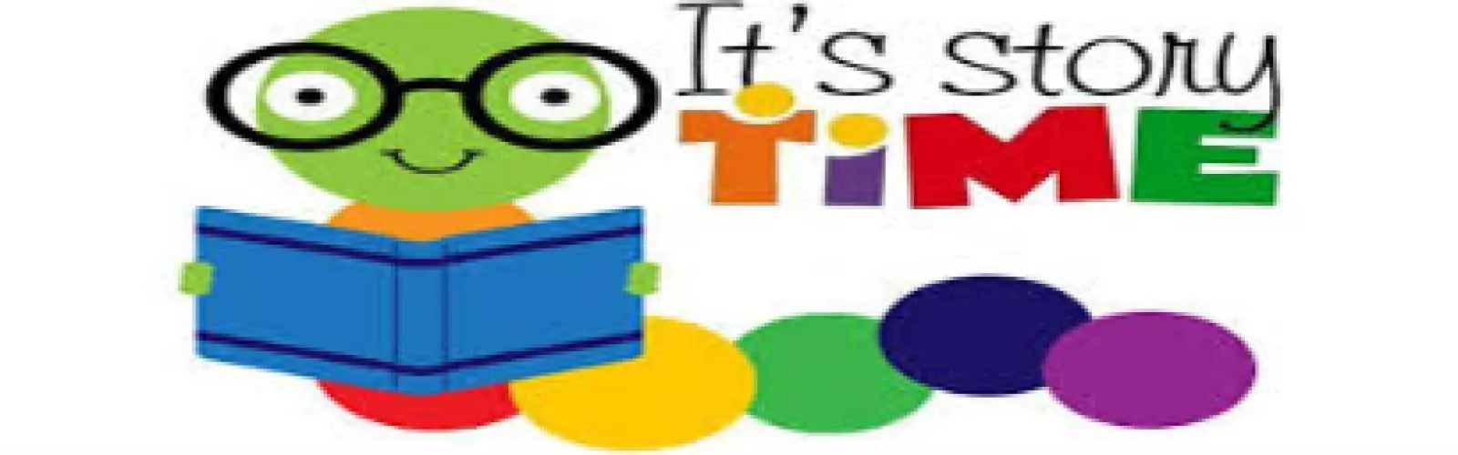 It's storytime rainbow worm with glasses holding a book